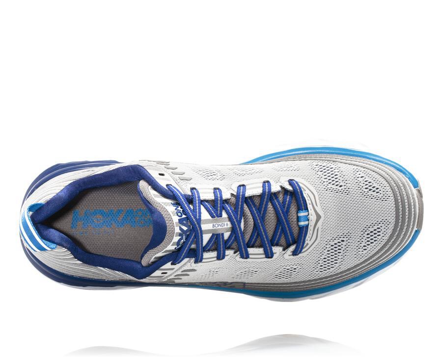 Hoka One One Bondi 6 Löparskor Herr - Grå - IBHME-8094